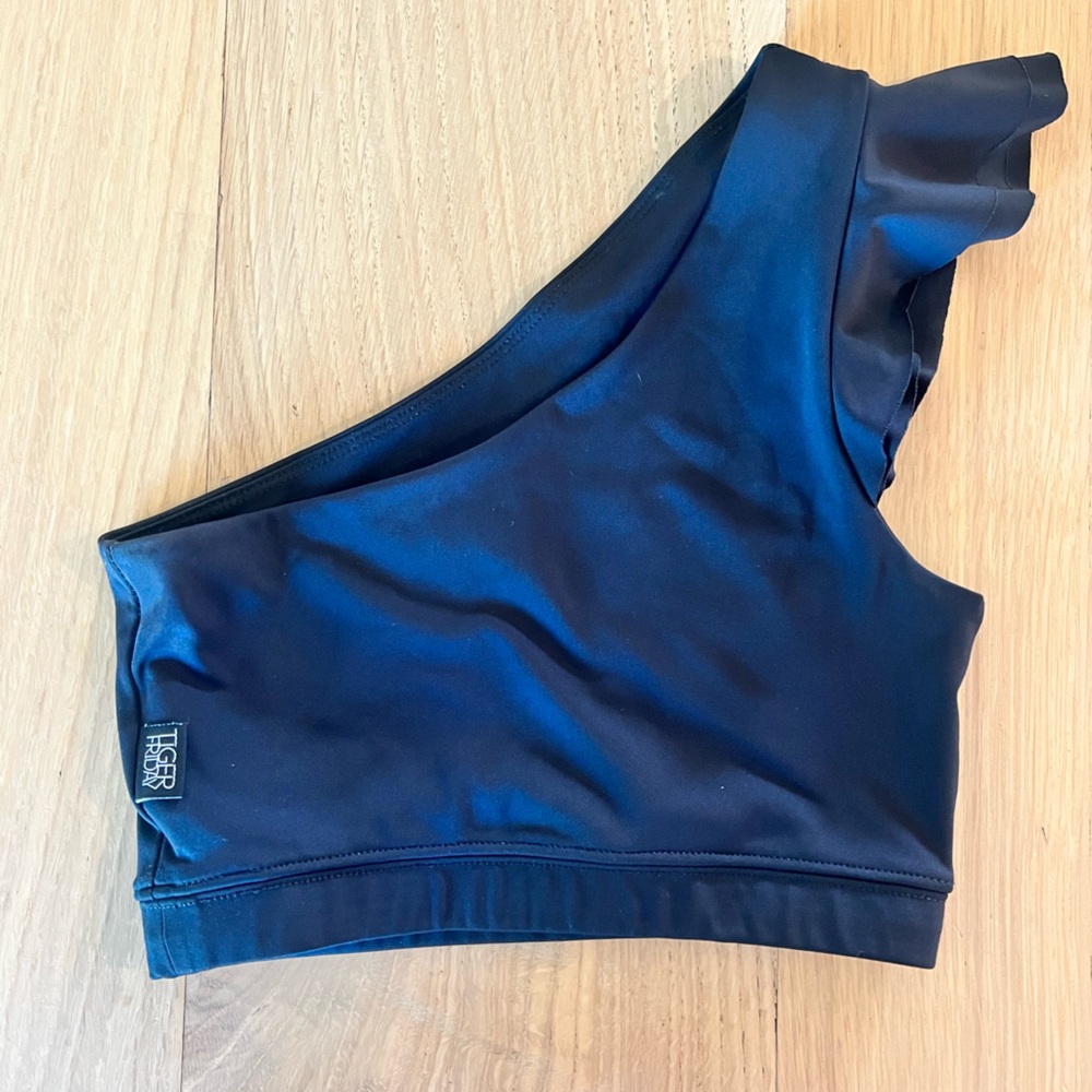 Tiger Friday one shoulder crop top